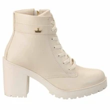Women Fashion Boots - Beis - Ver 3