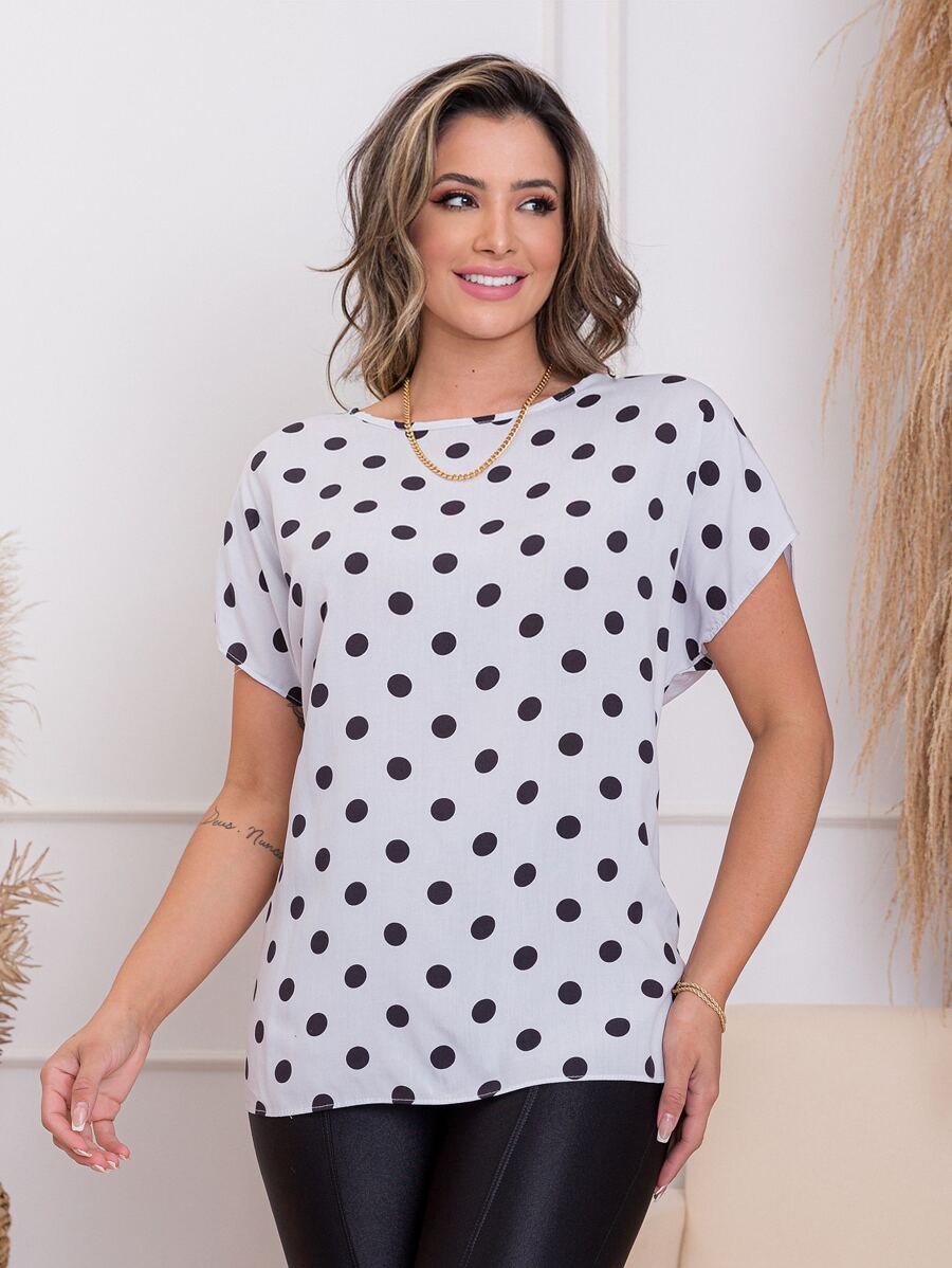Plus Size Women Tops - trắng - Xem 1