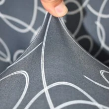 2pcs Gaming Chair Cover Printed Armchair Cover For Office Desk, Swivel Chair, And Computer Chair - Black and White - View 3