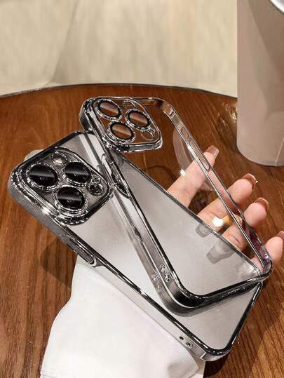 Ultra-Thin Electroplated Phone Case Compatible With IPhone 17, 16 Pro Max, 15 Pro Max, 14 Pro Max, 13 Pro, 12, 11