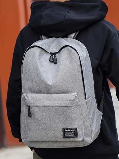 Mochila Estudiantil Viaje Trabajo o al Aire Libre con USB y separación para Computadora Tela Oxford