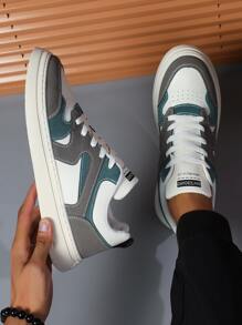 Nam Ngoài trời Thoải mái chất liệu da PU Nhiều màu Cổ thấp Giải trí Giày trượt băng - Nhiều màu - Xem 2