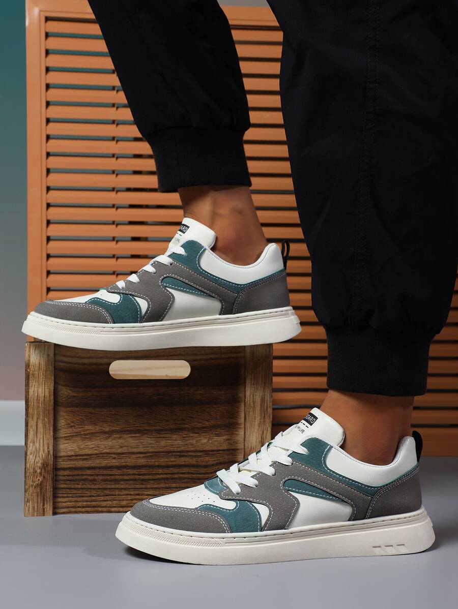 Nam Ngoài trời Thoải mái chất liệu da PU Nhiều màu Cổ thấp Giải trí Giày trượt băng - Nhiều màu - Xem 1