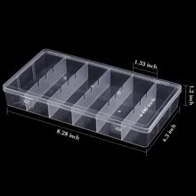 1个睫毛膏刷收纳盒，带6个透明塑料隔层和盖子，可收纳一次性睫毛膏、唇刷、迷你棉签和化妆工具，适用于房间、浴室、家居、粉色房间、旅行用品、礼品袋、送给妈妈、爸爸、男士、朋友、老师的礼物、生日礼物、婚礼礼物、办公桌、置物架、配件、礼品盒、趣味礼物、收纳袋、化妆包、桌面收纳盒、化妆包、化妆袋、珠宝盒、化妆刷架、刷架、香水收纳盒、化妆包、送给女性的礼物、圣诞礼物、女性礼物创意、房间装饰 - 無色 - 查看 2
