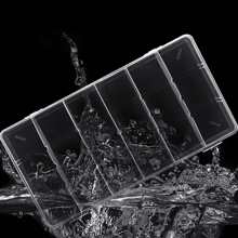 1个睫毛膏刷收纳盒，带6个透明塑料隔层和盖子，可收纳一次性睫毛膏、唇刷、迷你棉签和化妆工具，适用于房间、浴室、家居、粉色房间、旅行用品、礼品袋、送给妈妈、爸爸、男士、朋友、老师的礼物、生日礼物、婚礼礼物、办公桌、置物架、配件、礼品盒、趣味礼物、收纳袋、化妆包、桌面收纳盒、化妆包、化妆袋、珠宝盒、化妆刷架、刷架、香水收纳盒、化妆包、送给女性的礼物、圣诞礼物、女性礼物创意、房间装饰 - 無色 - 查看 3