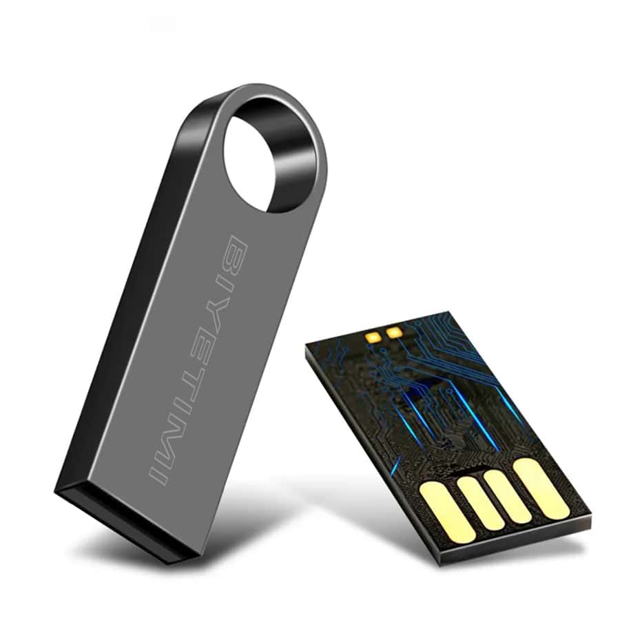 全新Biyetimi USB閃存盤64GB隨身碟128GB高穩定性隨身碟32GB防水黑色U盤記憶體Cel USB隨身碟禮品 - 黑色 - 查看 1