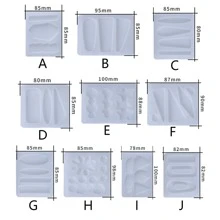 1入組DIY滴膠模具矽膠模具DIY水晶膠水髮夾製作頭花髮夾吊墜耳環用品甜美風裝飾Kawaii工藝UV樹脂模具適合女孩 - 白色 - 查看 4