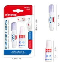 Motarro* 2pcs Mini Correction Brush & Pen Set