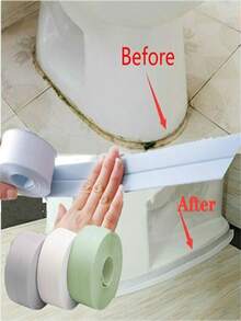 Cinta de sellado calafatear tira para fregadero sello , autoadhesivo impermeable PE muro para - Gris - Ver 2