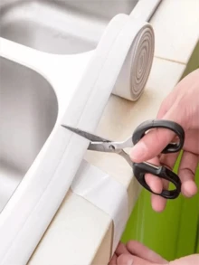 Cinta de sellado calafatear tira para fregadero sello , autoadhesivo impermeable PE muro para - Gris - Ver 7