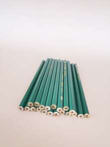 20pcs Hexagonal Student Pencil With Smooth Writing And Continuous Lead