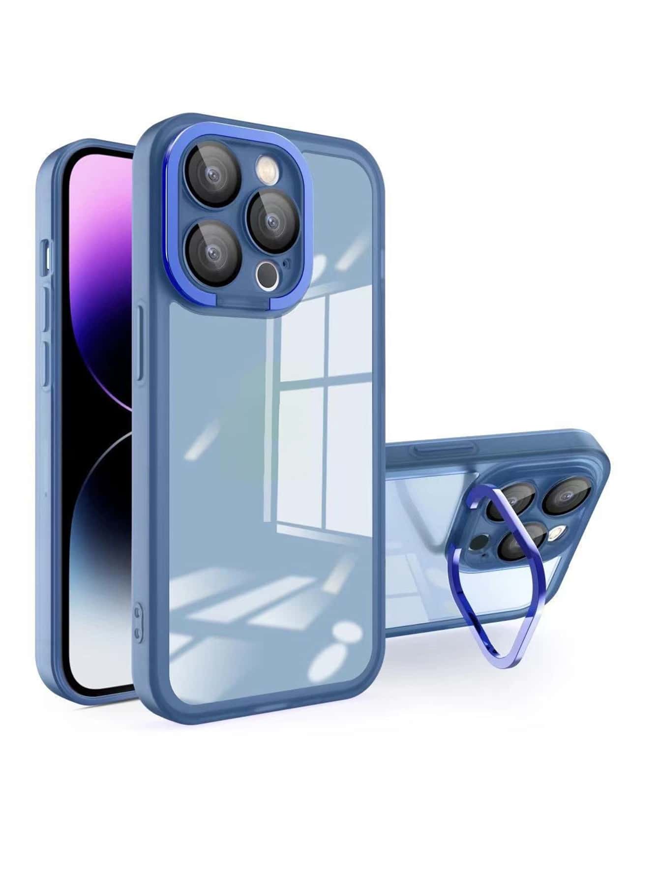 Clear Phone Case With Invisible Holder,International Version, Not The Domestic Version