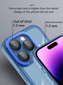 Clear Phone Case With Invisible Holder,International Version, Not The Domestic Version - Royal Blue - View 4