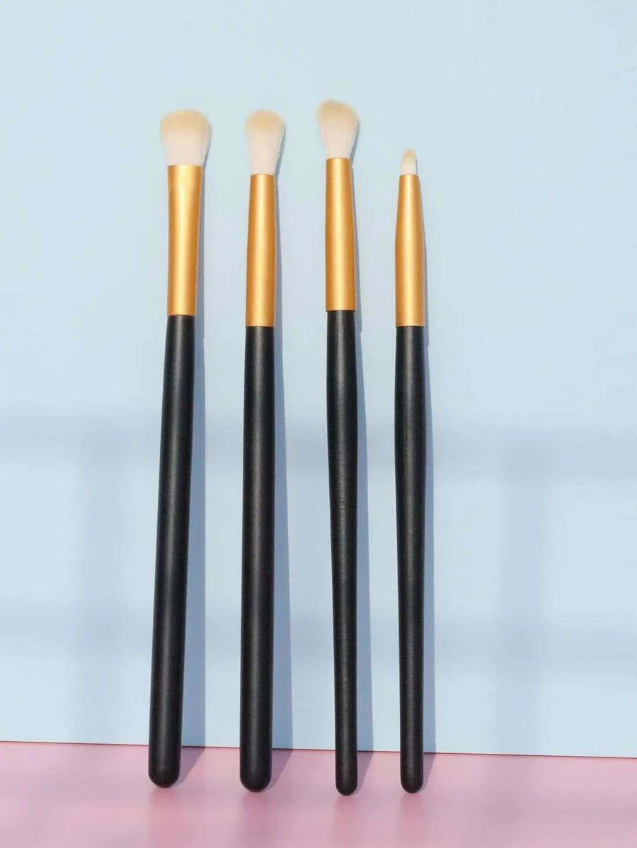 4入組眼影刷套裝,專為眼妝而設 - 黃色 - 查看 1