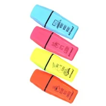 Motarro* 4 Piezas Bolígrafos Marcadores Regulares En Colores Azul, Rosa, Amarillo Y Naranja - Multicolor - Ver 2