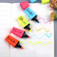 Motarro* 4 Piezas Bolígrafos Marcadores Regulares En Colores Azul, Rosa, Amarillo Y Naranja - Multicolor - Ver 4