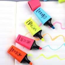 Motarro* 4 Piezas Bolígrafos Marcadores Regulares En Colores Azul, Rosa, Amarillo Y Naranja - Multicolor - Ver 6