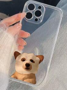 XAF 有趣的狗狗圖案防摔手機殼 - 彩色 - 查看 4