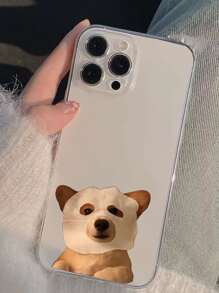 XAF 有趣的狗狗圖案防摔手機殼 - 彩色 - 查看 1