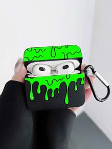 Graphic Case Compatible With AirPods - Black - View 1