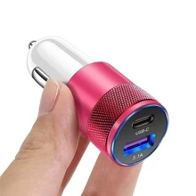 3.1a Pd Car Charger, White Rose