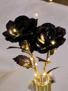 1pc Flower Design Decoration Light - Yellow - View 8