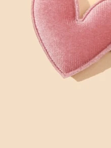 5 sztuk/zestaw Urocze pluszowe spinki do włosów w kształcie serca dla dziewczynek, odpowiednie do codziennego użytku (wiek 2-14 lat) Miłość Walentynki - Wielokolorowe - Zobacz 4