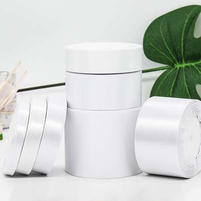 1 Roll Of Polyester Satin Ribbon For Gift Box, Favor Box, Cake Box, Flower Decoration (Machine Dyed With Slight Color Difference)