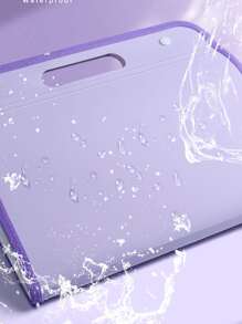 A4 File Folder Organizer Accordion Bag, Handheld And Multilayered With Large Capacity For Sorting And Storing Papers - Green - View 8