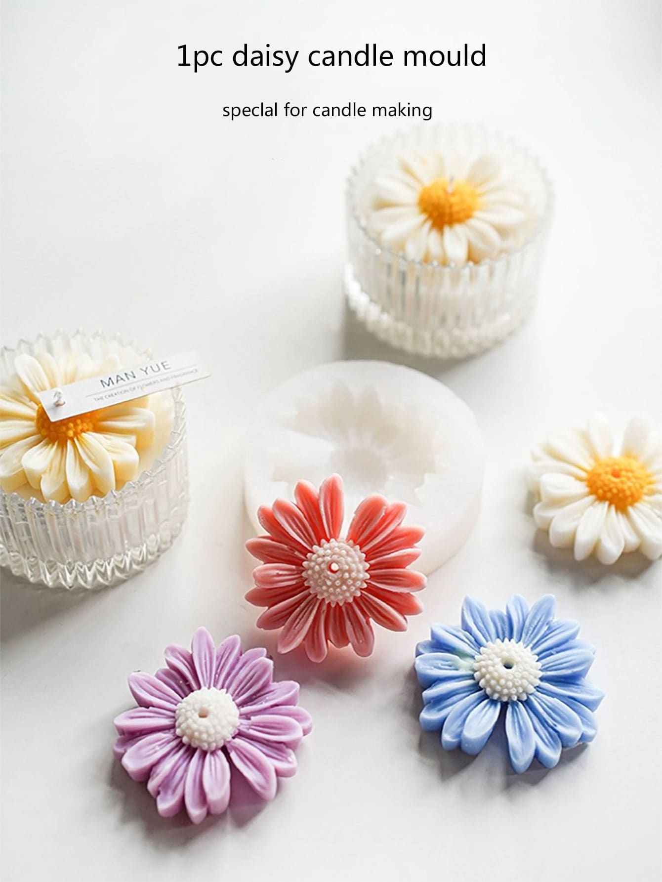 蠟燭模具 - 白色 - 查看 1