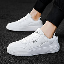 Zapatos de mujeres deporte informal, cómodo, versátil, de moda con clásico - Blanco y Negro - Ver 4