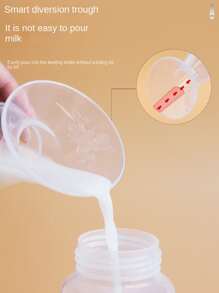 1pc Silicone Breast Milk Collector, Handheld Manual Milk Pump, Portable Suction Cup Style Milk Collector, Non-Electric Breast Pump For Collecting Leaked Breastmilk - Green - View 6