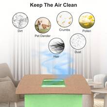 26入組型號BB小型桶式吸塵器袋，替換用於Oreck XL Buster B小型桶式吸塵器袋PKBB12DW BB180 BB280 BB850 BB870 BB900 BB1000 MV160與4個馬達過濾器 - 綠色 - 查看 5