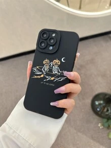Halloween Skull Print Phone Case
