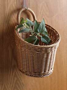 3 قطع/2 قطع/1 قطعة، سلال نسيج بلاستيكية، سلال جدارية عتيقة، سلال تخزين الثوم والزنجبيل للمطبخ، سلال تنظيم المنزل، سلال للفاكهة والخضراوات، مستلزمات المطبخ، أحواض للنباتات المعدنية، سلال معلقة حديثة من الحبال والقش للمناظر الطبيعية الساحلية لديكور الباحة - بني - مشاهدة 8