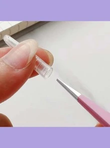 2 Miếng Đa chức năng Móng tay & Văn phòng phẩm Nắm chặt , Đầy màu sắc Thép không gỉ Cái nhíp Đối với Pha lê , Hình dán , Ống xâu dây - Nhiều màu - Xem 3
