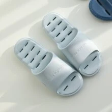 女士塑膠拖鞋 - 淺藍色 - 查看 2