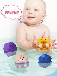 Animal Soft Rubber Building Blocks - Multicolor - View 3