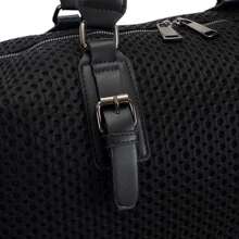 Lightweight & Spacious Duffel Bag - Perfect for Travel & Gym with Zipper Dots Embossed Design - Black - View 6