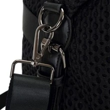 Lightweight & Spacious Duffel Bag - Perfect for Travel & Gym with Zipper Dots Embossed Design - Black - View 7