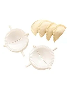 1pc Plastic Dumpling Maker Kitchen Tool For Home Use, With 1 Dumpling Press - White - View 5