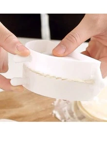 1pc Plastic Dumpling Maker Kitchen Tool For Home Use, With 1 Dumpling Press - White - View 4