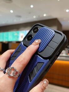 Two Tone Silicone Phone Case - Blue - View 2