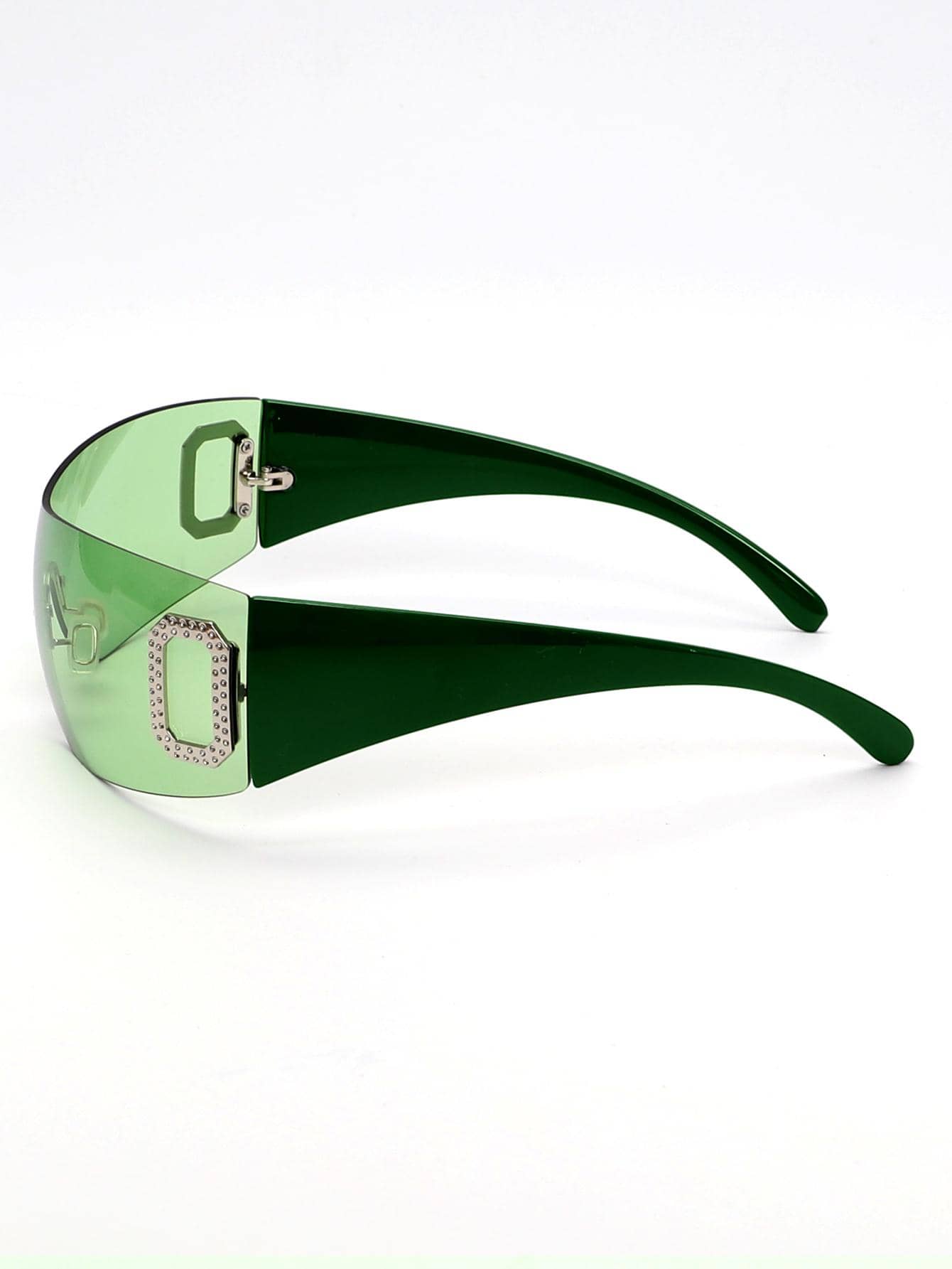 1pc Y2k Style Frameless Onepiece Fashion Glasses SHEIN USA