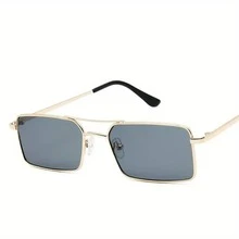 Fashionable Oversized Cat Eye Square Fashion Glasses For Women, Classic Retro Eyewear With 100% - Army Green - View 4