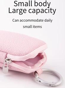 1pc Pink Silicone Car Key Protective Cover, Anti-fall, Suitable For Toyota Car Interior Modification - Pink - View 6