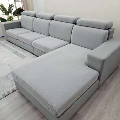 1pc Fashionable Simple Style Corn Velour Sofa Cover