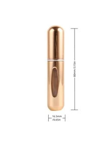 1入組香水筆芯瓶,便攜式迷你可填充噴霧,罐香味泵殼套,空化妝品集裝箱,噴霧器適合旅行,旅行精油香水,迷你噴瓶,便攜可愛香水漱口水噴霧器適用於清潔,空瓶旅行霧面噴瓶分配器5ML香水儲物瓶旅行工具時尚,可愛素色旅行配件 - 金色 - 查看 7