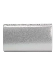 Sáng bóng, lấp lánh Bling quyến rũ, thanh lịch, tinh tế, yên tĩnh Túi ly hợp nắp bằng da Pu màu bạc lấp lánh, thích hợp cho các bữa tiệc và đám cưới Túi đựng đồ ăn tối, Túi buổi tối, Kim cương giả thanh lịch, Trang trí pha lê, Ngọc trai giả cho cô gái dự tiệc, phụ nữ, dành cho quý cô, cô dâu Hoàn hảo cho bữa tiệc, đám cưới, vũ hội, bữa tối/tiệc Món quà tốt nhất cho phụ nữ - Bạc - Xem 3