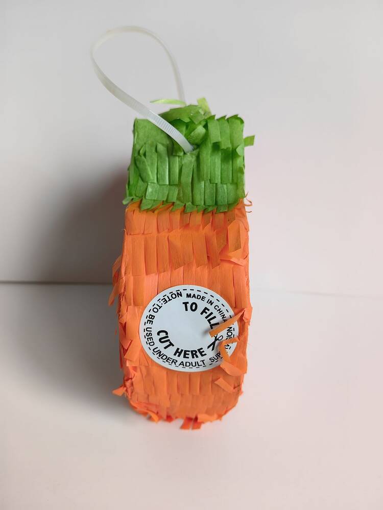 1PC/BOX Mini Pumpkin Pull String Pinata For Halloween Harvest Party Decorations, Party Supplies, Photo Prop, October Birthday, Funny And Spooky, Fits Candy Favors,Games(15.5"15"5CM) - Orange - View 4